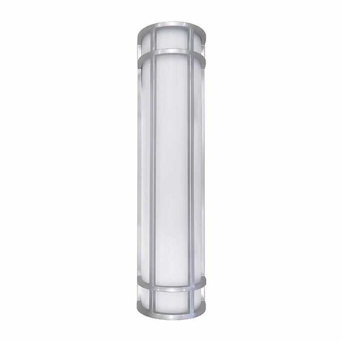 Westgate Manufacturing LED 24 Inch Outdoor Sconce 25W 3CCT Dual-Dimming Silver (LDSXL-MCT-DD-SIL)