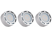 Westgate Manufacturing LED 3-Pack Puck Lights 120V Internal Driver 3000K (LED-PL3NKL)