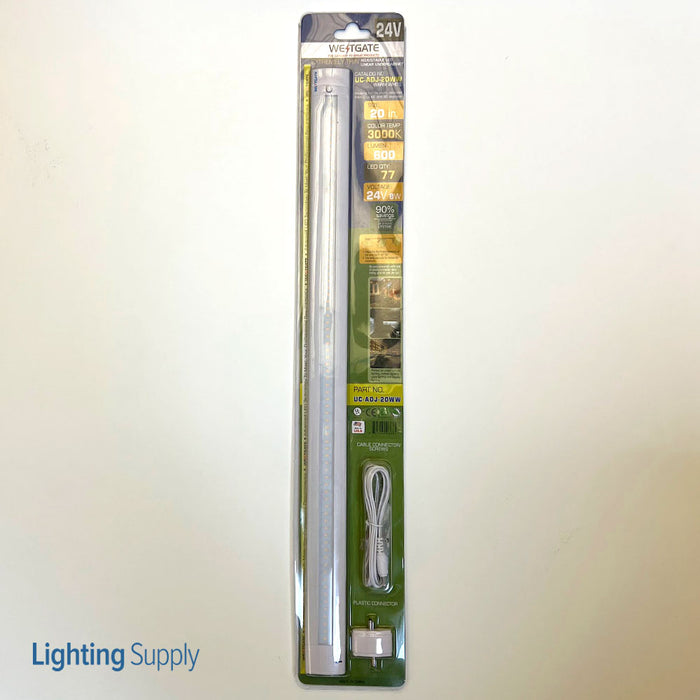 Westgate Manufacturing LED Adjustable Under Cabinet 3000K (UC-ADJ-20WW)