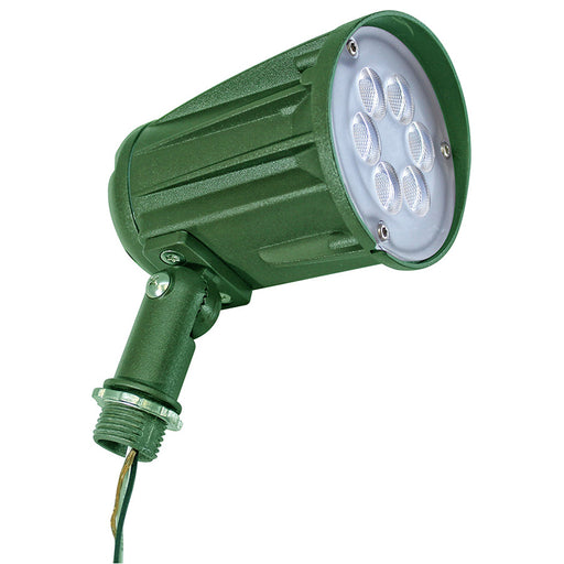 Westgate Manufacturing LED Bullet Flood Light With Knuckle 15W 1530Lm 3000K 120-277V (FLD2-15WW-KN-GRN)