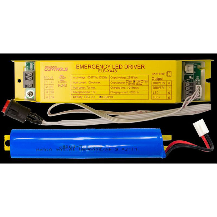 Westgate Manufacturing LED Emergency 2 Piece Backup System High Heat Protected 10W 48VDC 90 Minute (ELB-1048-HH)