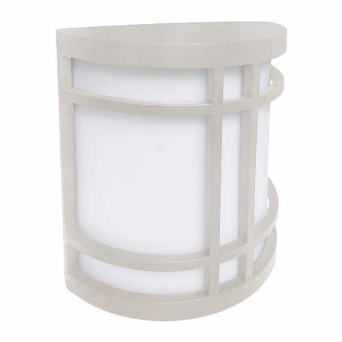 Westgate Manufacturing LED Outdoor Decorative Wide Sconce 12W 5CCT Non-Dimmable Silver (LDSW-MCT5-SIL)