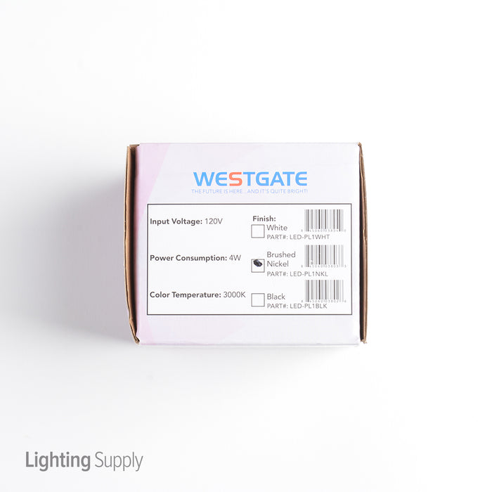 Westgate Manufacturing LED Puck Light 120V Internal Driver 3000K (LED-PL1NKL)