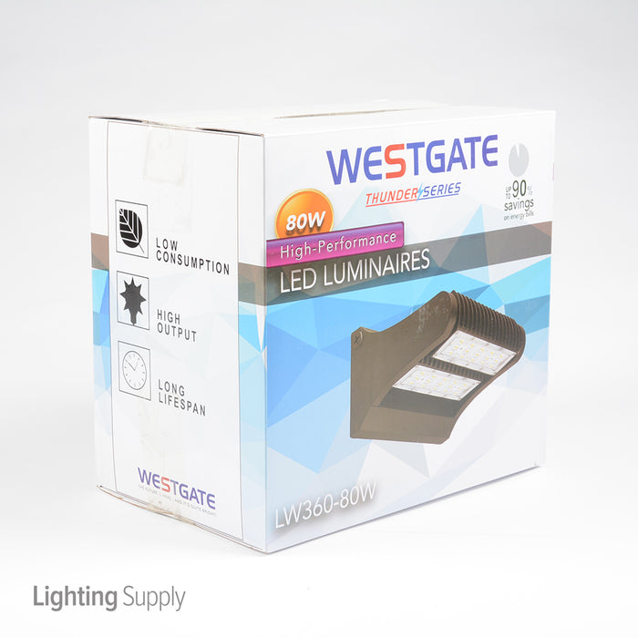 Westgate Manufacturing LED Rotatable Wall Pack 80W 10400Lm 3000K Generation 2 (LW360-80W-30K-G2)