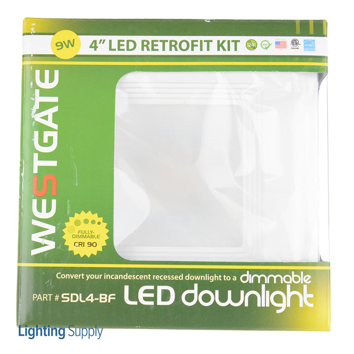 Westgate Manufacturing LED Square Trim 4 Inch 5/6 Inch 4100K (SDL4-BF-41K)