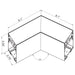 Westgate Manufacturing SCX Series 120 Degree Corner Section 5000K (SCX-C120-50K)