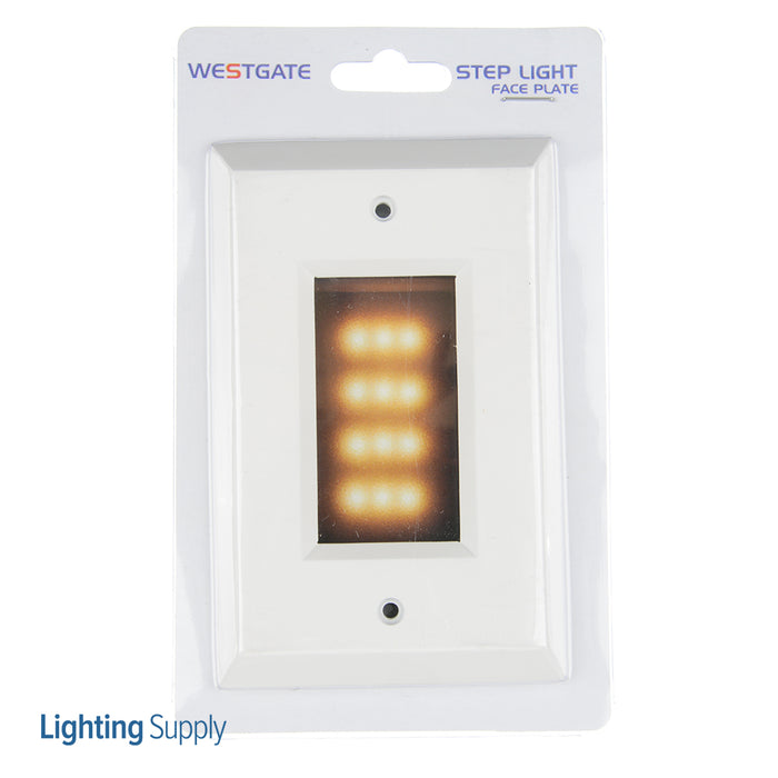 Westgate Manufacturing Step Light Faceplate (SLT-F-WH)