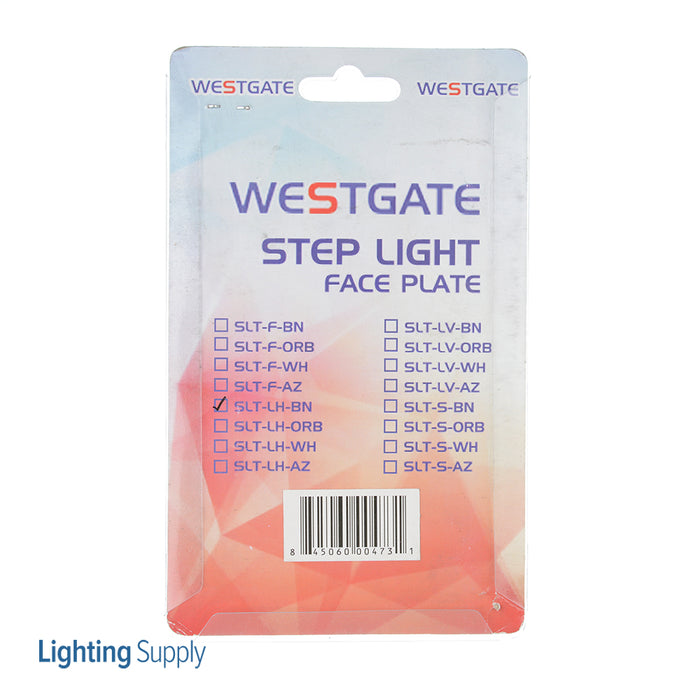 Westgate Manufacturing Step Light Faceplate (SLT-LH-BN)