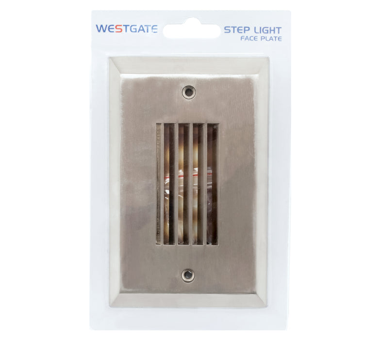 Westgate Manufacturing Step Light Faceplate (SLT-LH-BN)