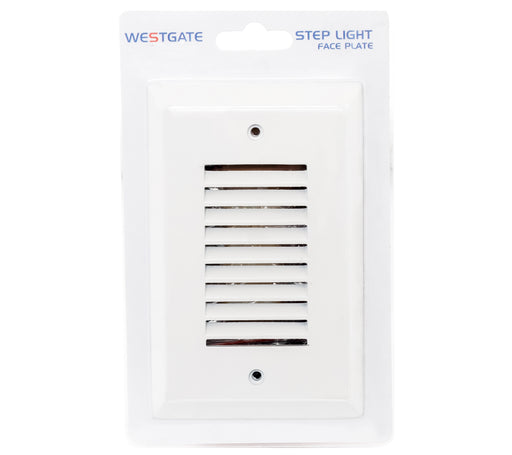 Westgate Manufacturing Step Light Faceplate (SLT-LV-WH)