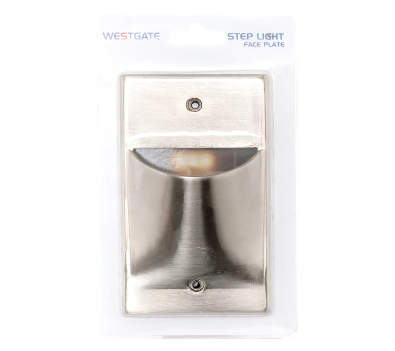 Westgate Manufacturing Step Light Faceplate (SLT-S-BN)