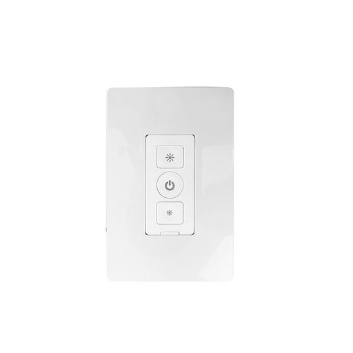 Westgate Manufacturing WG Smart Push Button Wall Mount Switch 1000W 0-10V Bluetooth And Wall Mount Plate (WEC-SW-PB1-010V-BT)