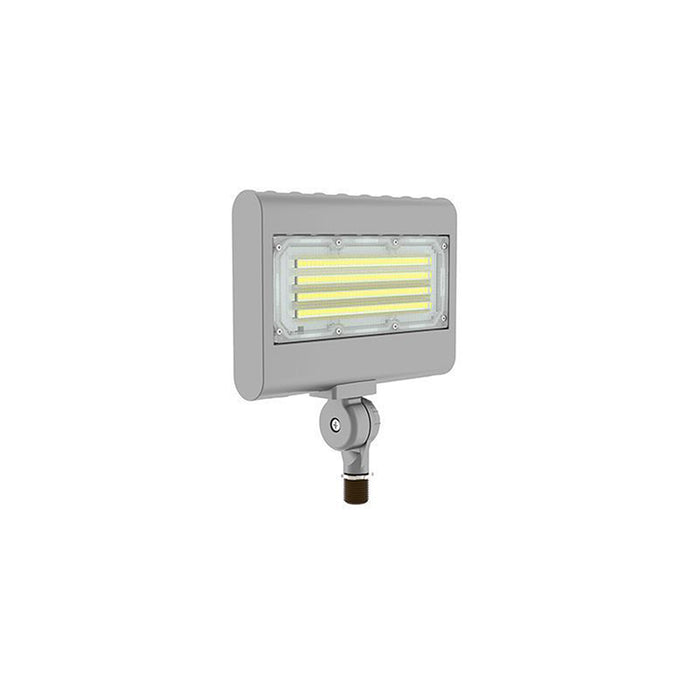 Westgate Manufacturing X-Gen Flood-Area Light Medium Housing Adjustable 15W-50W 3000K/4000K/5000K 120-277V 0-10V Dimming Knuckle White (LFX-MD-15-50W-MCTP-KN-SV)