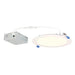 Westinghouse 18W 8 Inch Dimmable Slim Recessed LED Downlight CCT Selectable 2700K/3000K/3500K/4000K/5000K 120-277V White Trim (5245000)