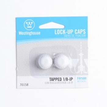 Westinghouse 2 Lock-Up Caps White Finish (7015800)