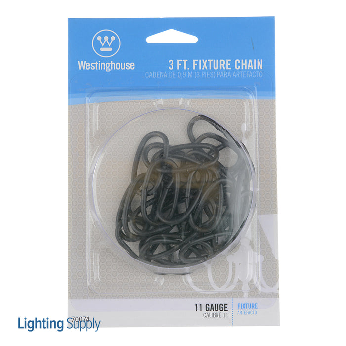 Westinghouse 3 Foot 11 Gauge Fixture Chain Oil Rubbed Bronze Finish (7007400)