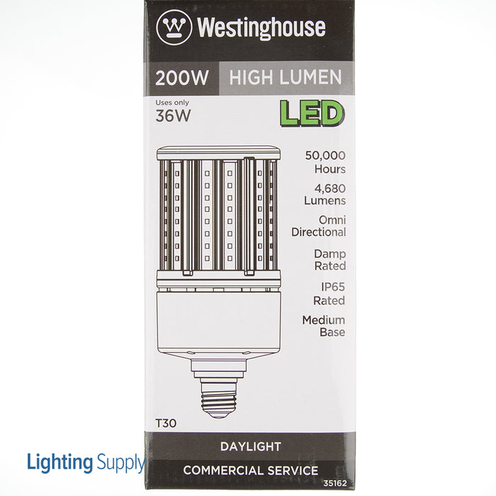 Westinghouse 36W T30 LED 5000K E26 Medium Base 120-277V Box (3516200)