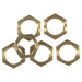 Westinghouse 6 Hex Nuts Solid Brass (7062100)