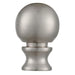 Westinghouse Classic Ball Lamp Finial Brushed Nickel Finish (7000600)