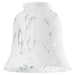 Westinghouse Clear And White Design Bell Shade (8135300)