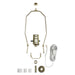 Westinghouse Make-A-Lamp Electric Bottle Adapter Kit Polished Brass Finish (7026600)