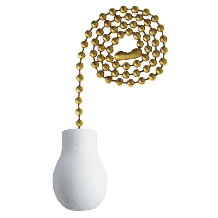 Westinghouse White Wooden Knob Pull Chain (7701400)
