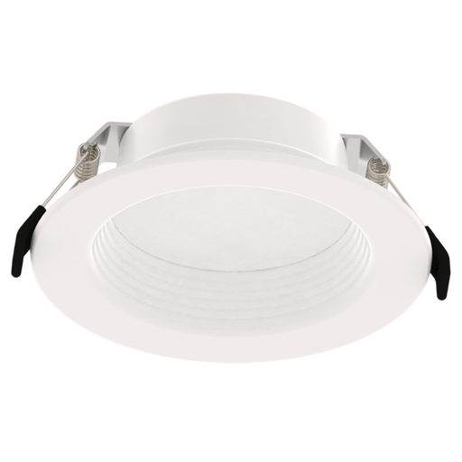 RAB 4 Inch LED Regress Wafer Downlight 13W 90 CRI CCT Field Adjustable 2700K/3000K/3500K/4000K/5000K 120V Triac Dimming White Baffle (WFD4B)