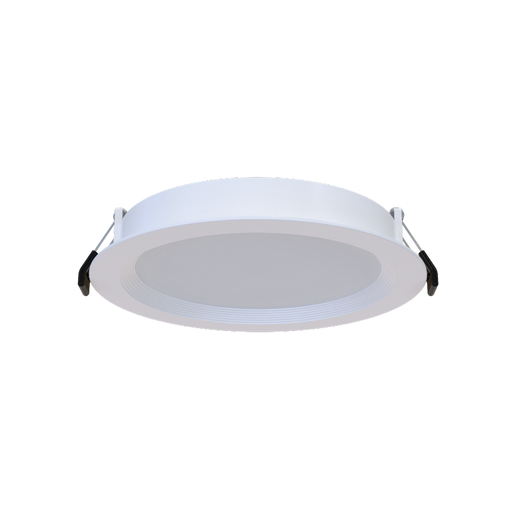 RAB 6 Inch Back-Lit LED Slim Wafer Recessed Downlight With Remote Driver 13W 900Lm CCT Selectable 2700K/3000K/3500K/4000K/5000K 90 CRI Baffle White Trim (WFR17-6B)