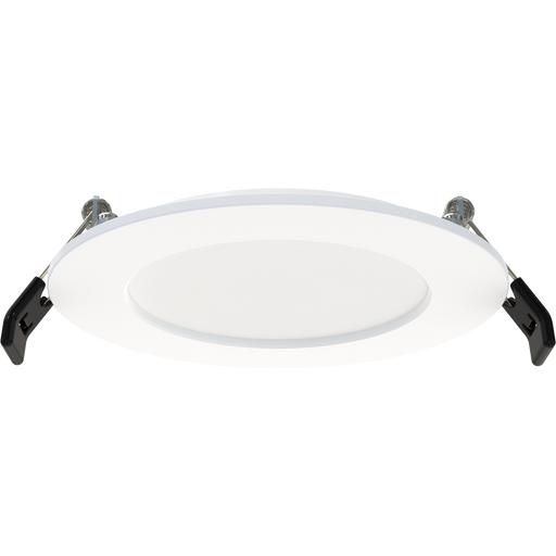 RAB 4 Inch Edge-Lit Wafer34 LED Recessed Downlight 9W CCT Selectable 2700K/3000K/3500K/4000K/5000K Triac Dimming White Smooth Trim (WFR34-4)