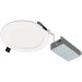 RAB 6 Inch Edge-Lit Wafer34 LED Recessed Downlight 13W CCT Selectable 2700K/3000K/3500K/4000K/5000K Triac Dimming White Smooth Trim (WFR34-6)