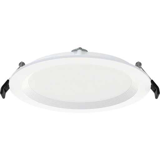 RAB 6 Inch Edge-Lit Wafer34 LED Recessed Downlight 13W CCT Selectable 2700K/3000K/3500K/4000K/5000K Triac Dimming White Baffle Trim (WFR34-6B)