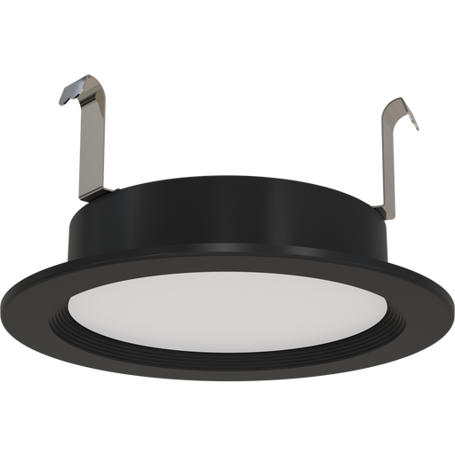 RAB 4 Inch LED Retrofit Downlight 8W 800Lm CCT Selectable 2700K/3000K/3500K/4000K/5000K 90 CRI 120V Triac/ELV Dimming Baffle Trim (WFRETRO34-4B-B)
