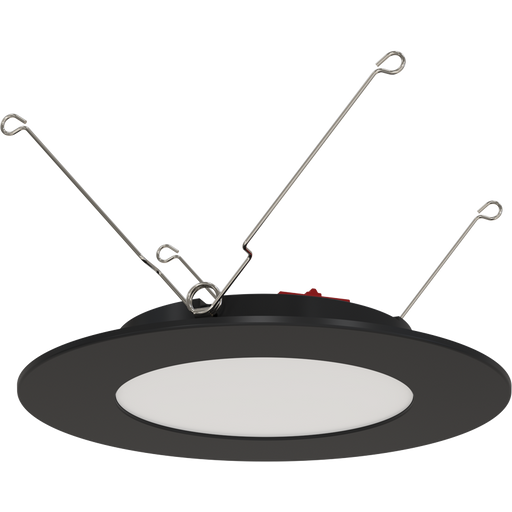 RAB 6 Inch LED Retrofit Downlight 11W 1100Lm CCT Selectable 2700K/3000K/3500K/4000K/5000K 90 CRI 120V Triac/ELV Dimming Smooth Trim (WFRETRO34-6-B)