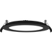 RAB 6 Inch 13W Edge-Lit Wafer Recessed Downlight Round CCT Selectable 2700K/3000K/3500K/4000K/5000K 90 CRI 120V Black Trim Triac Dimming (WFRL6R139FA120BS)