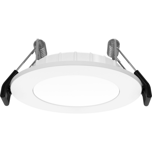 RAB 2 Inch Edge-Lit LED Round Wafer Wattage/CCT Selectable 10W/8W/6W 2700K/3000K/3500K/4000K/5000K 90 CRI 120V Triac Dimming White (WFRX-2)