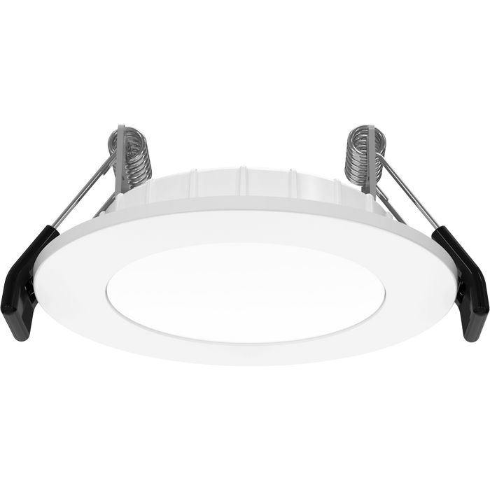 RAB 2 Inch Edge-Lit LED Round Wafer Wattage/CCT Selectable 10W/8W/6W 2700K/3000K/3500K/4000K/5000K 90 CRI 120V Triac Dimming White (WFRX-2)