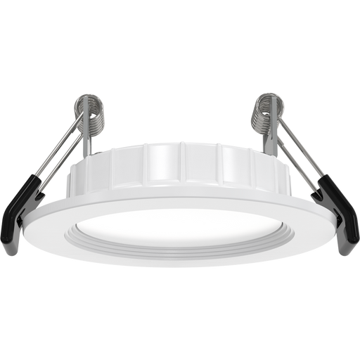 RAB 2 Inch LED Edge-Lit Wafer Wattage/CCT Selectable 10W/8W/6W 2700K/3000K/3500K/4000K/5000K 90 CRI 120V White Baffle Trim (WFRX-2B)