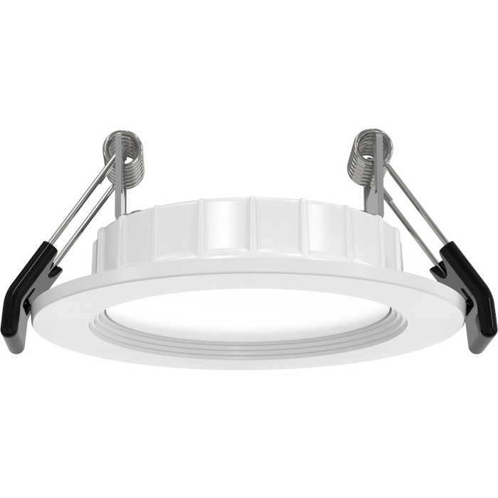RAB 2 Inch LED Edge-Lit Wafer Wattage/CCT Selectable 10W/8W/6W 2700K/3000K/3500K/4000K/5000K 90 CRI 120V White Baffle Trim (WFRX-2B)