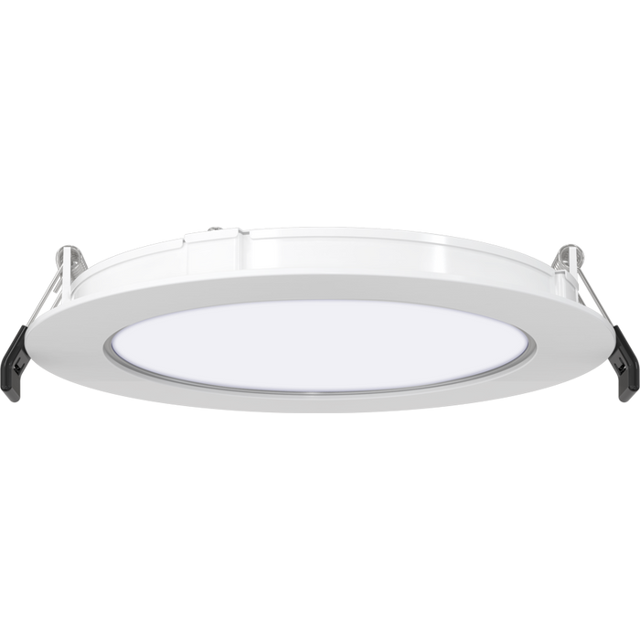 RAB 6 Inch Dim-To-Warm Edge-Lit Wafer Downlight Round Wattage/CCT Selectable 13W/11W/9W D2W/2700K/3000K/3500K/4000K/5000K 120V With Nightlight [5.5W/2000K] (WFRX-6R/NL)