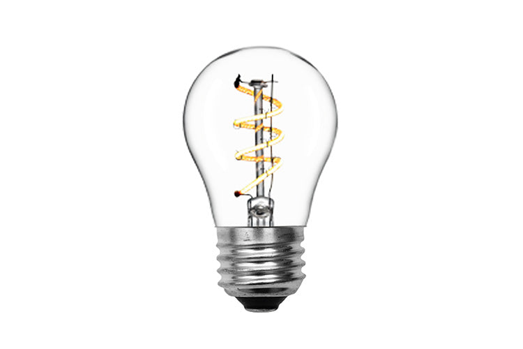 GE LED3DA15MVS-C-OT LED Vintage A15 Lamp 3W 125Lm 120V 2200K 80 CRI (36497)