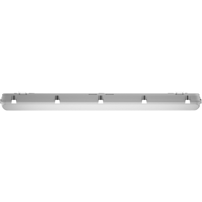 RAB Whale 4 Foot Linear Washdown Light Wattage/CCT Selectable 160W/140W/120W 3500K/4000K/5000K 120-277V 0-10V Dimming Battery Backup Gray (WHALE4/E)