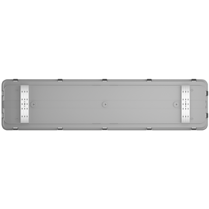 RAB Whale 4 Foot Linear Washdown Light Wattage/CCT Selectable 265W/225W/145W 3500K/4000K/5000K 120-277V 0-10V Dimming High Power Gray (WHALE4H)