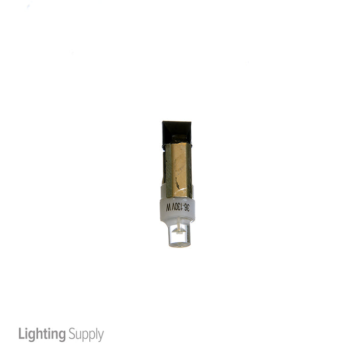 Standard White 36V-130V T2 #5 Slide Base Miniature LED Bulb (T2#5SLIDE/WH/36V-130V)