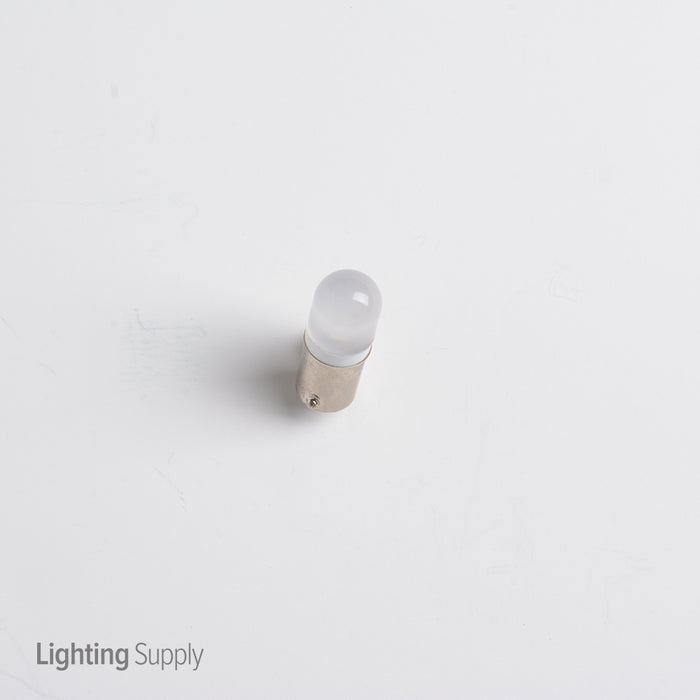 Led 28v Standard LED-BRITEWH-DOME-T31/4-MB6-28V 6V-28V T3.25 BA9 Base LED Bulb ...