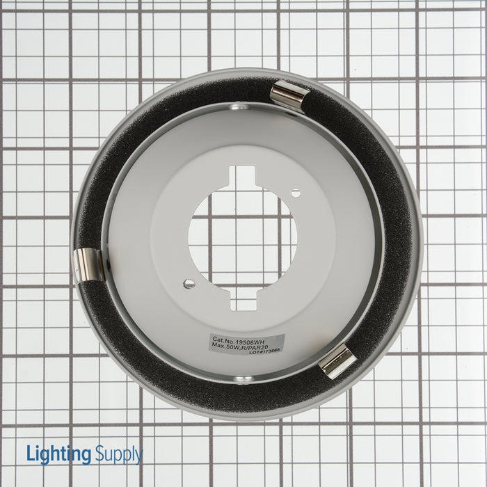 NICOR White Trim And Eyeball For 4 Inch Recessed Housing Using PAR20/R20 Lamps (19506WH)