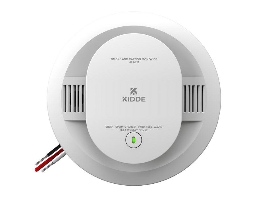 Kidde 30CUAR-V Combination Smoke And Carbon Monoxide Alarm Hardwired With [2] AA Battery Backup (21032781)
