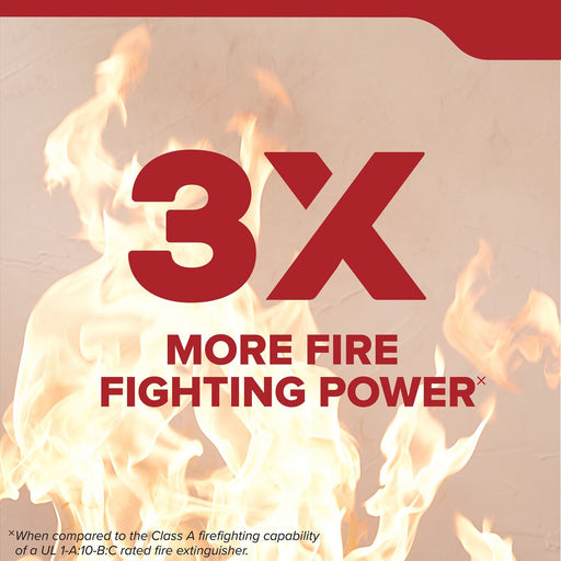 Kidde FX340GW Garage Fire Extinguisher UL Rated 3-A:40-B:C Single Use With Wall Hook (21005766P)