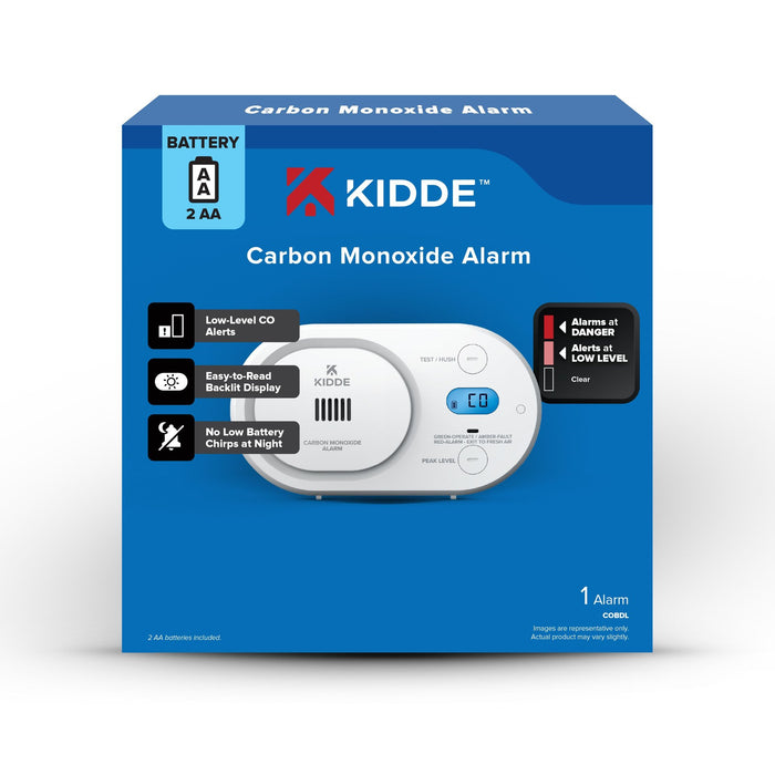 Kidde COBDL Carbon Monoxide Alarm With [2] AA Batteries (21033774)