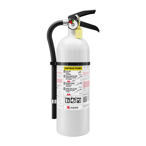 Kidde FX340GW Garage Fire Extinguisher UL Rated 3-A:40-B:C Single Use With Wall Hook (21005766P)