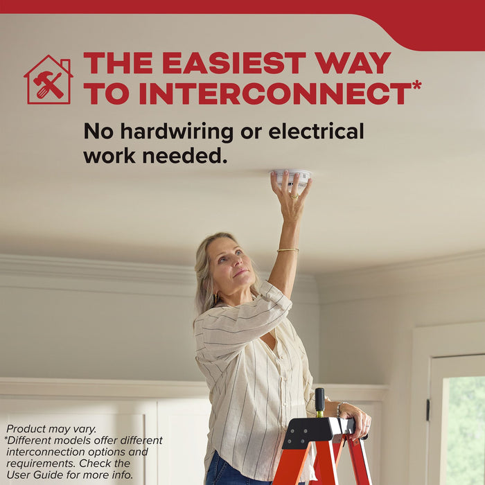 Kidde 20SDR-VRF Wire-Free Interconnect Smoke Alarm [2] AA Battery Backup (21033922)